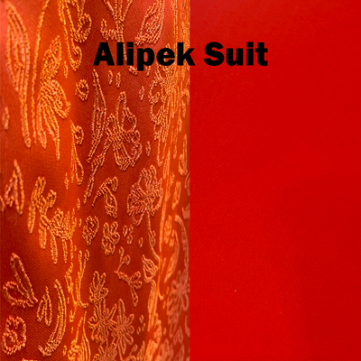 CBK Suit, Alipek Suit with 3/4 Sleeves - Orange