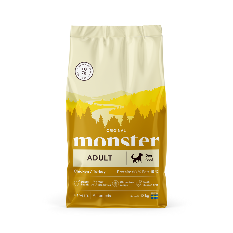 Monster Original Adult, Chicken &amp; Turkey 