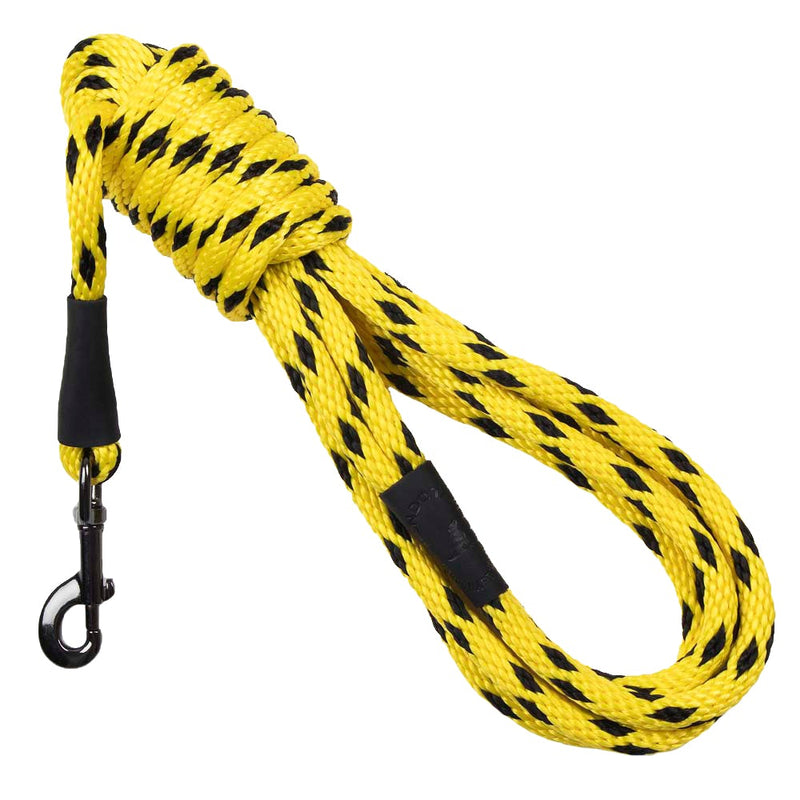 Mendota Trackline Black Ice Yellow 5 Meter lang, 13 mm dick